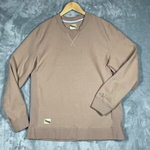 Tracksmith Trackhouse Sweatshirt Mens XL Clay Taupe Crewneck Fleece Pullover